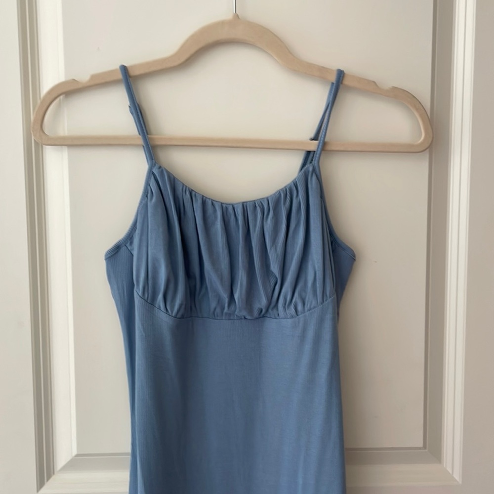 Kendal & Kylie Shirred Knit Mini Dress